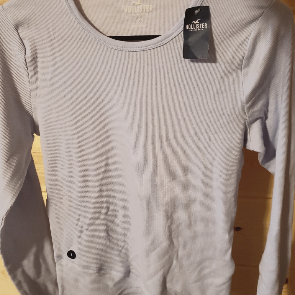 NWT Hollister Long-sleeve Ribbed Tee